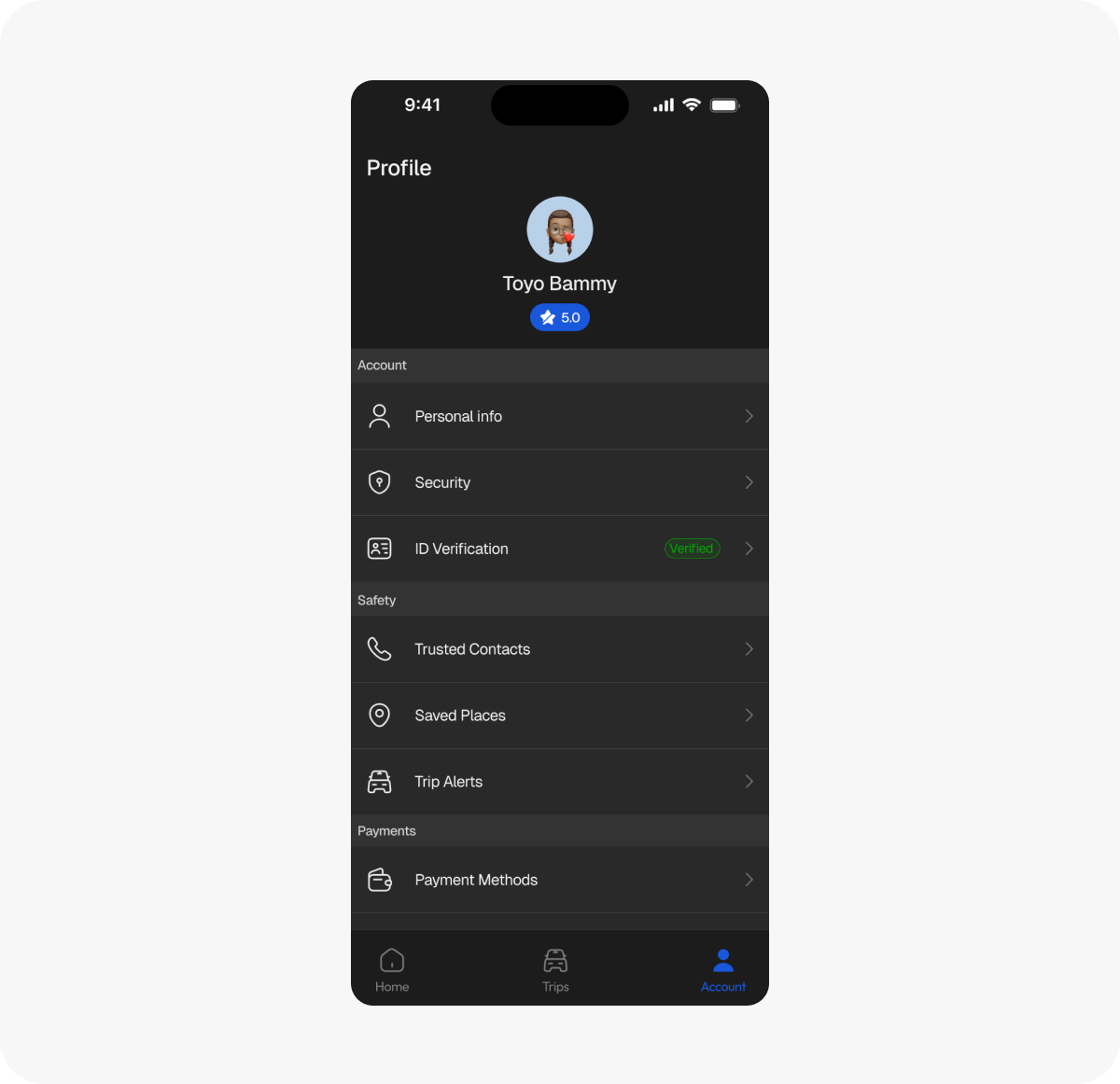 UI screen design 3